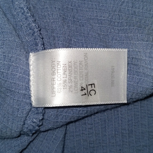 Pure Jill Women's Size L Petite Cotton Linen Blend Lagen Layered Look Top - Picture 10 of 10